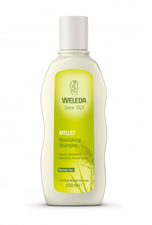 Weleda's all natural haircare range - Millet Shampoo